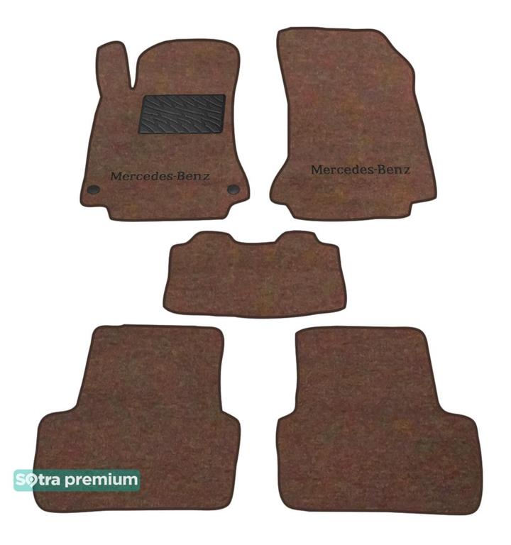 Sotra 08699-CH-CHOCO Interior mats Sotra two-layer brown for Mercedes Gla-class (2013-), set 08699CHCHOCO