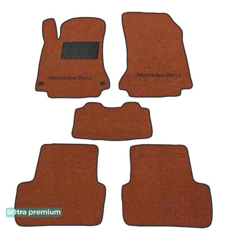 Sotra 08699-CH-TERRA Interior mats Sotra two-layer terracotta for Mercedes Gla-class (2013-), set 08699CHTERRA