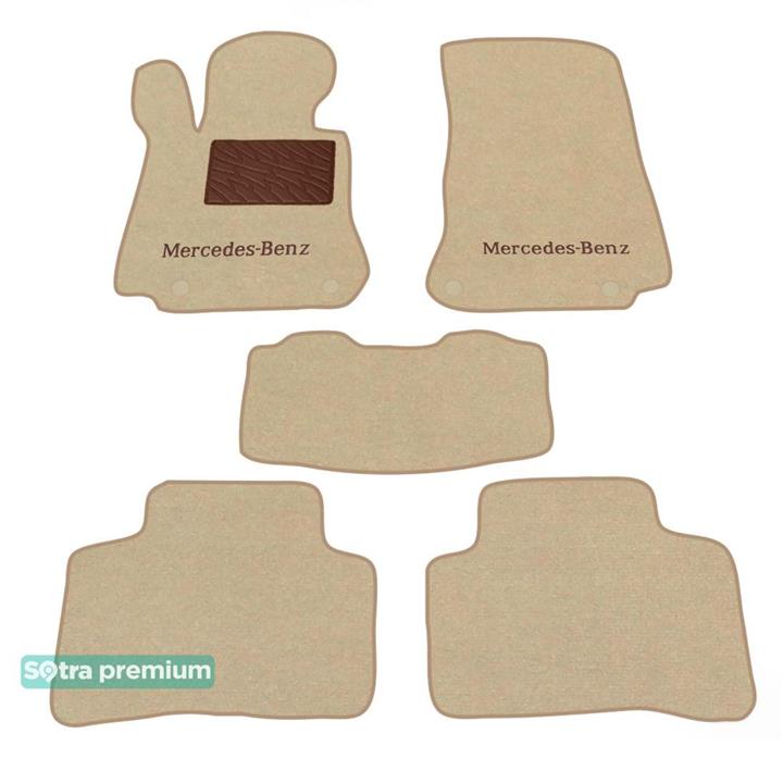 Sotra 08700-CH-BEIGE Interior mats Sotra two-layer beige for Mercedes Glc-class (2015-), set 08700CHBEIGE