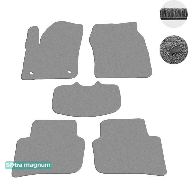 Sotra 08708-MG20-GREY Interior mats Sotra two-layer gray for Toyota Ch-r (2016-), set 08708MG20GREY