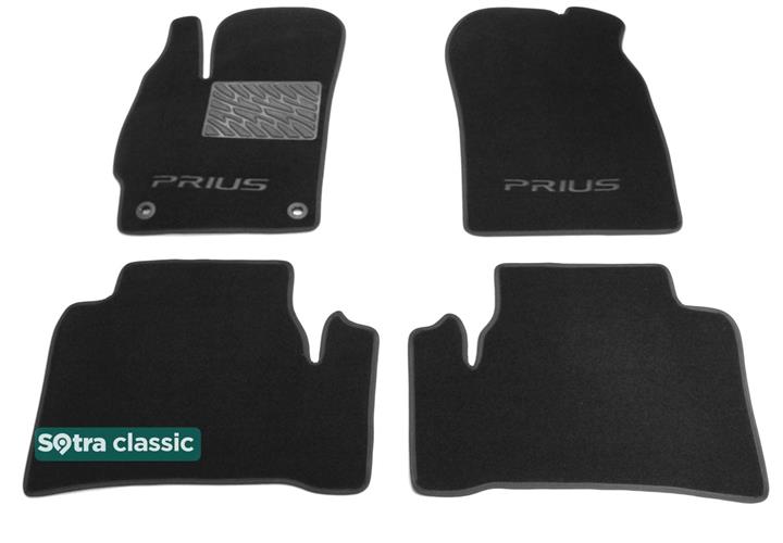 Sotra 08710-GD-GREY Interior mats Sotra two-layer gray for Toyota Prius (2012-2015), set 08710GDGREY