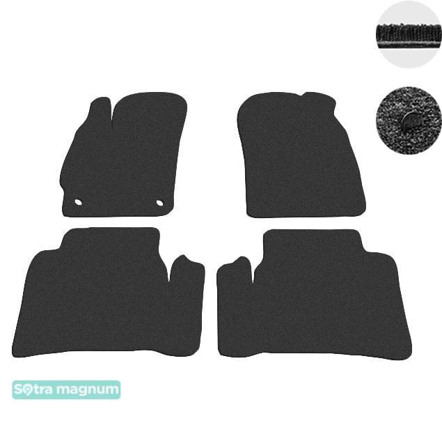 Sotra 08710-MG15-BLACK Interior mats Sotra two-layer black for Toyota Prius (2012-2015), set 08710MG15BLACK