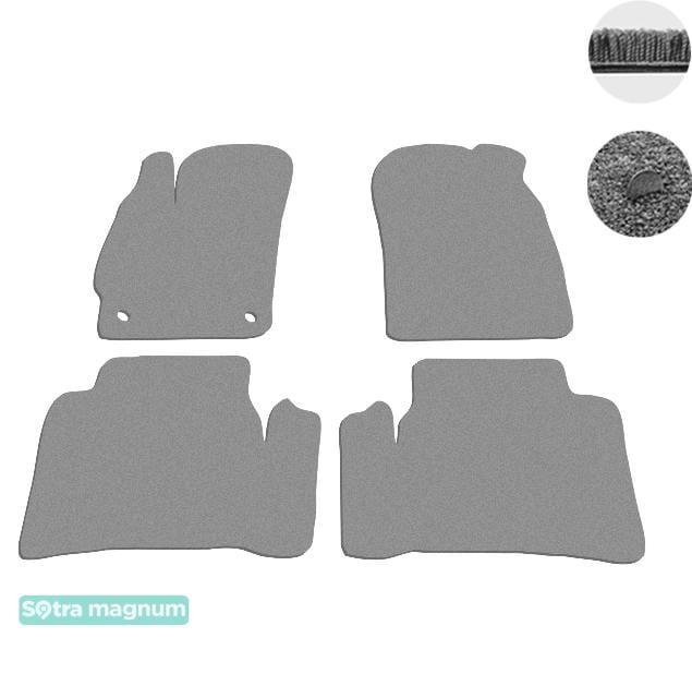 Sotra 08710-MG20-GREY Interior mats Sotra two-layer gray for Toyota Prius (2012-2015), set 08710MG20GREY