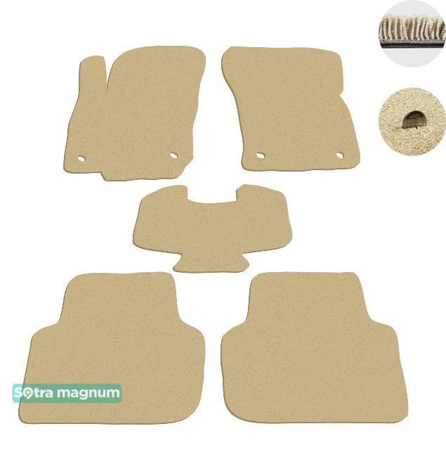 Sotra 08712-MG20-BEIGE Interior mats Sotra two-layer beige for Volkswagen Tiguan (2016-), set 08712MG20BEIGE