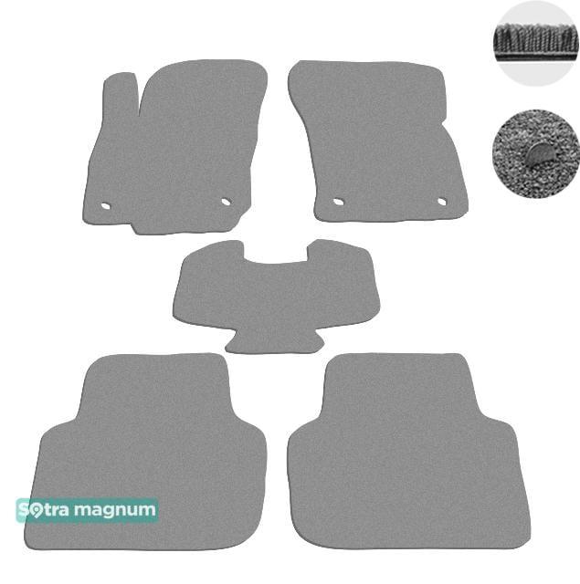 Sotra 08712-MG20-GREY Interior mats Sotra two-layer gray for Volkswagen Tiguan (2016-), set 08712MG20GREY