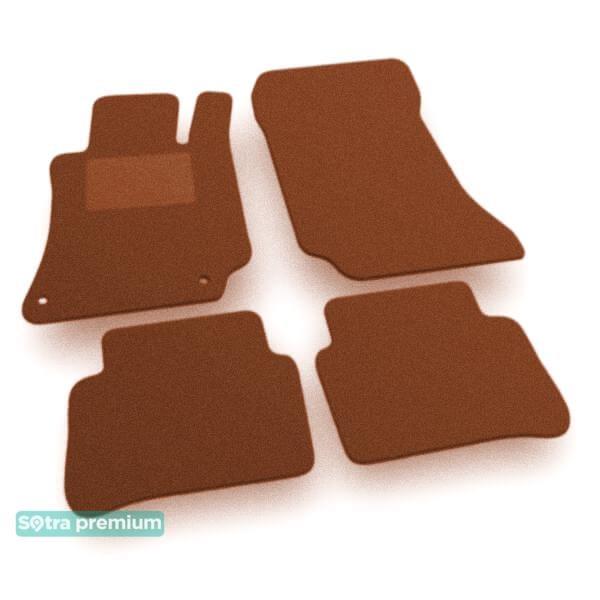 Sotra 08720-CH-TERRA Interior mats Sotra two-layer terracotta for Mercedes Cls-class (2010-), set 08720CHTERRA