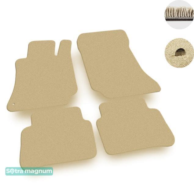 Sotra 08720-MG20-BEIGE Interior mats Sotra two-layer beige for Mercedes Cls-class (2010-), set 08720MG20BEIGE