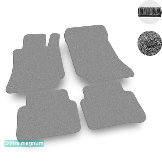 Sotra 08720-MG20-GREY Interior mats Sotra two-layer gray for Mercedes Cls-class (2010-), set 08720MG20GREY