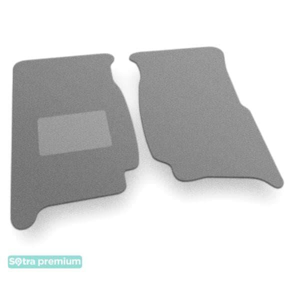 Sotra 08721-CH-GREY Interior mats Sotra two-layer gray for Toyota Land cruiser (1984-), set 08721CHGREY