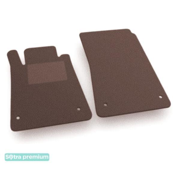 Sotra 08726-CH-CHOCO Interior mats Sotra two-layer brown for Mercedes Slk-class (2004-2011), set 08726CHCHOCO