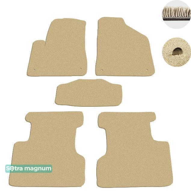 Sotra 08730-MG20-BEIGE Interior mats Sotra two-layer beige for Jeep Cherokee (2013-), set 08730MG20BEIGE