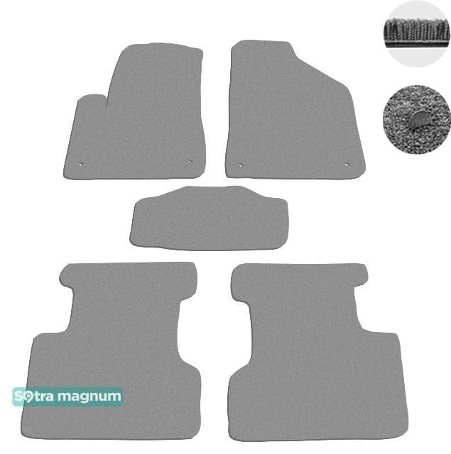 Sotra 08730-MG20-GREY Interior mats Sotra two-layer gray for Jeep Cherokee (2013-), set 08730MG20GREY