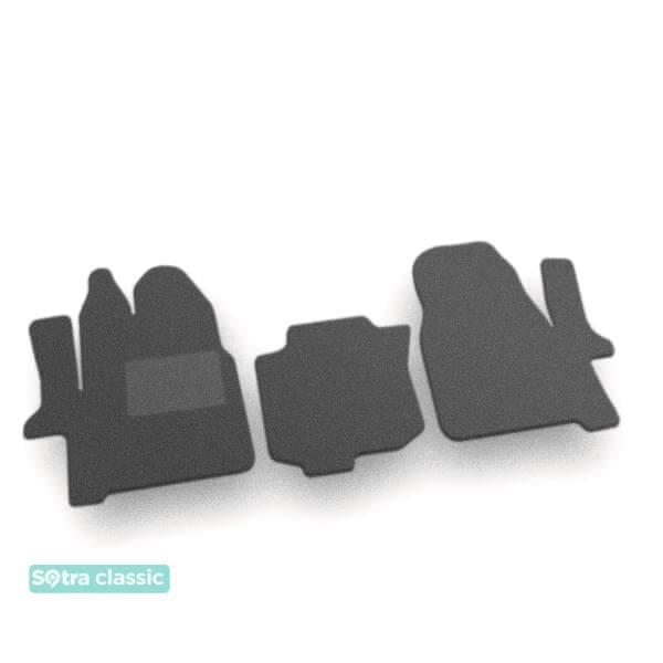 Sotra 08731-GD-GREY Interior mats Sotra two-layer gray for Ford Transit (2013-), set 08731GDGREY