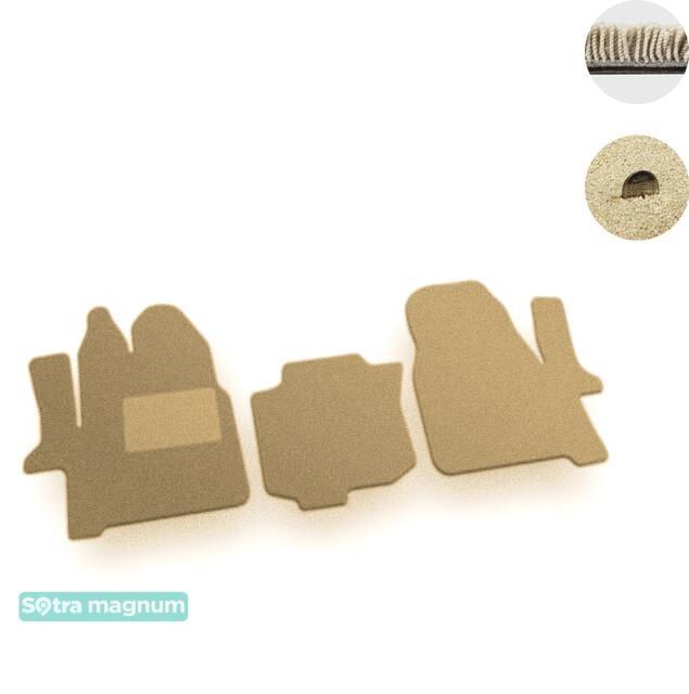 Sotra 08731-MG20-BEIGE Interior mats Sotra two-layer beige for Ford Transit (2013-), set 08731MG20BEIGE