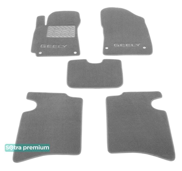 Sotra 08736-CH-GREY Interior mats Sotra two-layer gray for Geely Gc6 (2011-), set 08736CHGREY