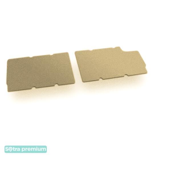 Sotra 08748-CH-BEIGE Interior mats Sotra two-layer beige for Renault Trafic / opel vivaro (2014-), set 08748CHBEIGE