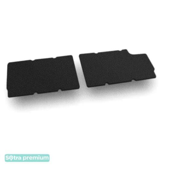 Sotra 08748-CH-BLACK Interior mats Sotra two-layer black for Renault Trafic / opel vivaro (2014-), set 08748CHBLACK