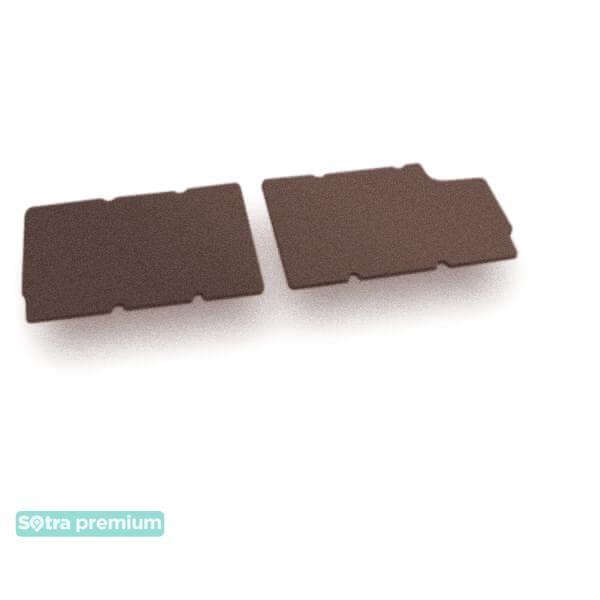 Sotra 08748-CH-CHOCO Interior mats Sotra two-layer brown for Renault Trafic / opel vivaro (2014-), set 08748CHCHOCO