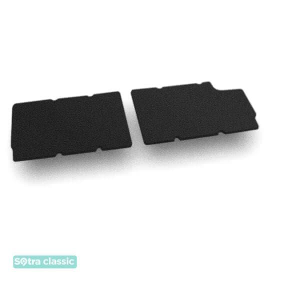 Sotra 08748-GD-BLACK Interior mats Sotra two-layer black for Renault Trafic / opel vivaro (2014-), set 08748GDBLACK