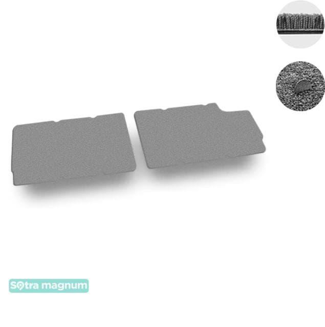 Sotra 08748-MG20-GREY Interior mats Sotra two-layer gray for Renault Trafic / opel vivaro (2014-), set 08748MG20GREY