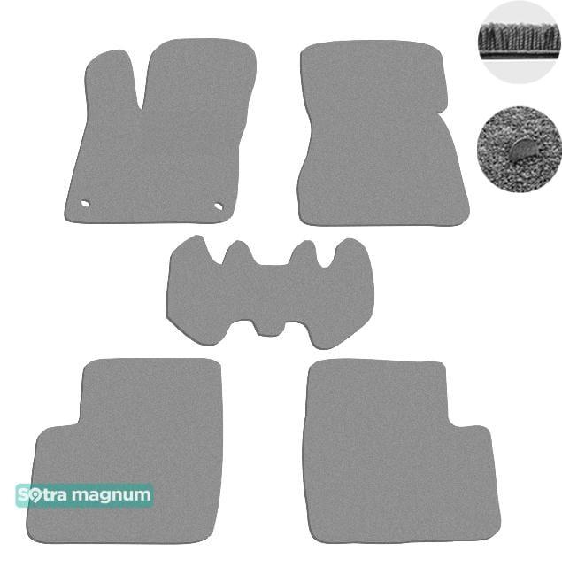 Sotra 08749-MG20-GREY Interior mats Sotra two-layer gray for Smart Forfour (2014-), set 08749MG20GREY