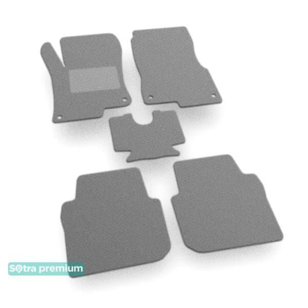 Sotra 08750-CH-GREY Interior mats Sotra two-layer gray for Smart Forfour (2004-2006), set 08750CHGREY