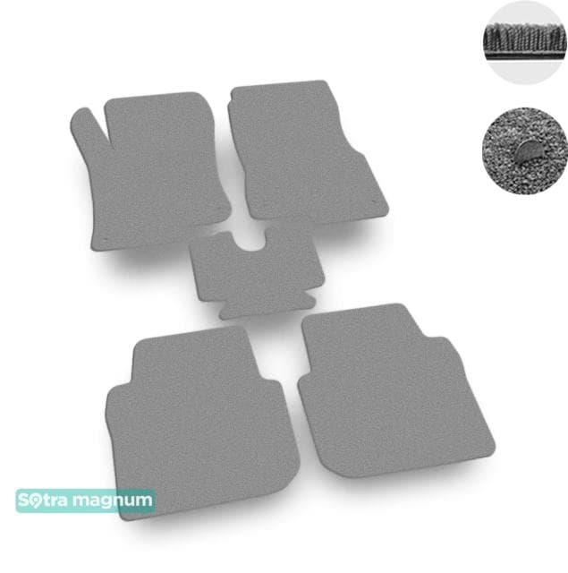 Sotra 08750-MG20-GREY Interior mats Sotra two-layer gray for Smart Forfour (2004-2006), set 08750MG20GREY