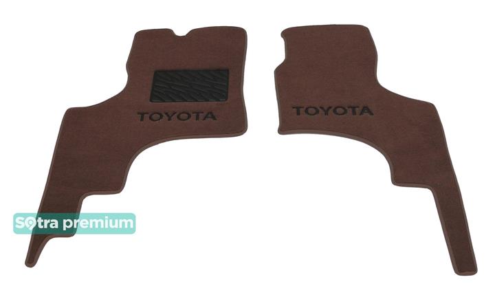Sotra 00382-1-CH-CHOCO Interior mats Sotra two-layer brown for Toyota Previa (1990-1999), set 003821CHCHOCO