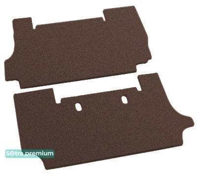 Sotra 00382-5-CH-CHOCO Interior mats Sotra two-layer brown for Toyota Previa (1990-1999), set 003825CHCHOCO