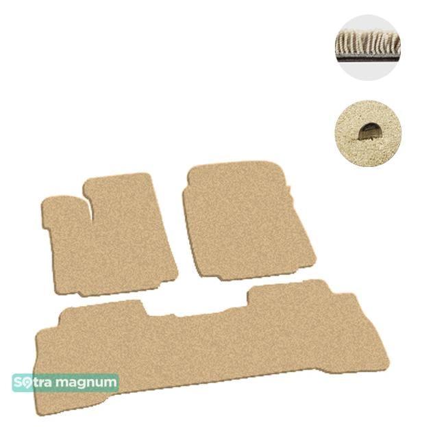 Sotra 00974-2-MG20-BEIGE Interior mats Sotra two-layer beige for Acura Mdx (2002-2006), set 009742MG20BEIGE