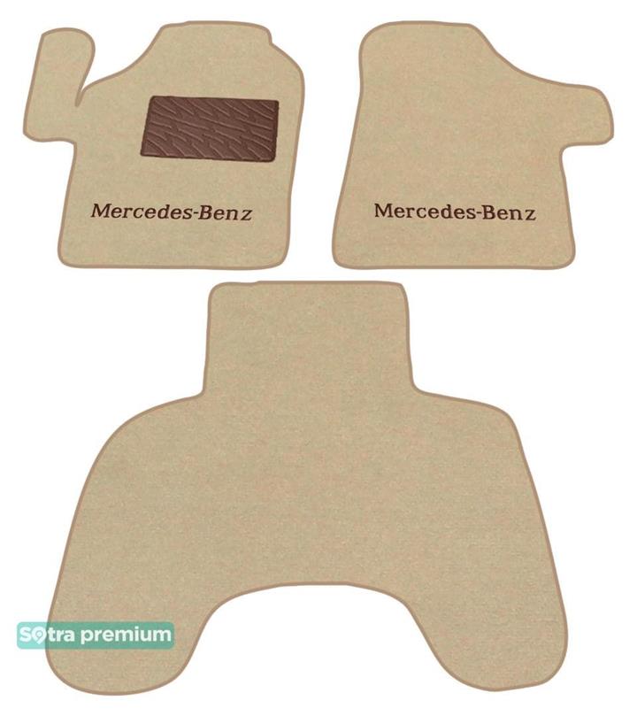 Sotra 01449-CH-BEIGE Interior mats Sotra two-layer beige for Mercedes Vito / viano (1996-2003), set 01449CHBEIGE