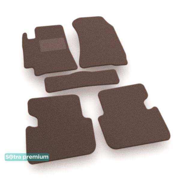 Sotra 01500-CH-CHOCO Interior mats Sotra two-layer brown for Lexus Is (1998-2005), set 01500CHCHOCO