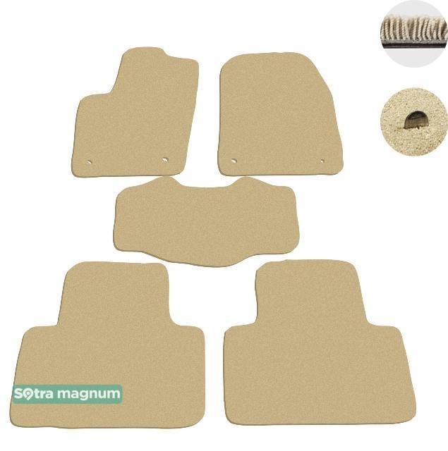 Sotra 07236-6-MG20-BEIGE Interior mats Sotra two-layer beige for Jeep Grand cherokee (2014-), set 072366MG20BEIGE