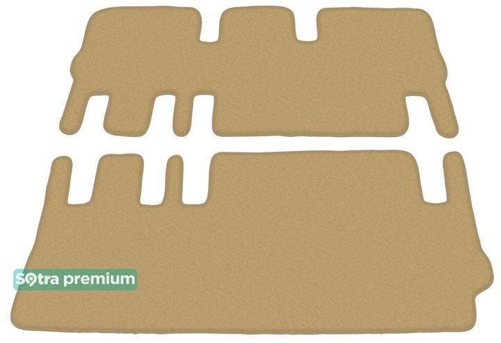 Sotra 07397-5-CH-BEIGE Interior mats Sotra two-layer beige for Volkswagen Transporter (2011-2015), set 073975CHBEIGE