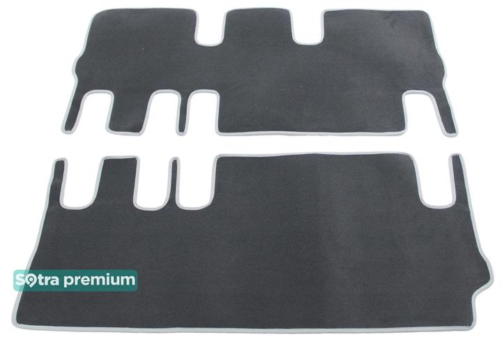 Sotra 07397-5-CH-GREY Interior mats Sotra two-layer gray for Volkswagen Transporter (2011-2015), set 073975CHGREY