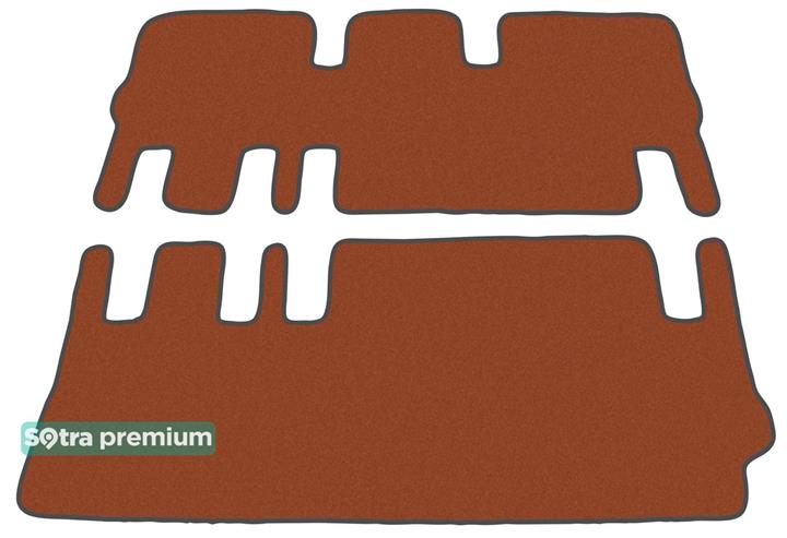 Sotra 07397-5-CH-TERRA Interior mats Sotra two-layer terracotta for Volkswagen Transporter (2011-2015), set 073975CHTERRA