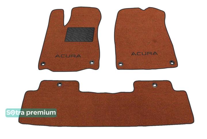 Sotra 08689-6-CH-TERRA Interior mats Sotra two-layer terracotta for Acura Mdx (2014-), set 086896CHTERRA
