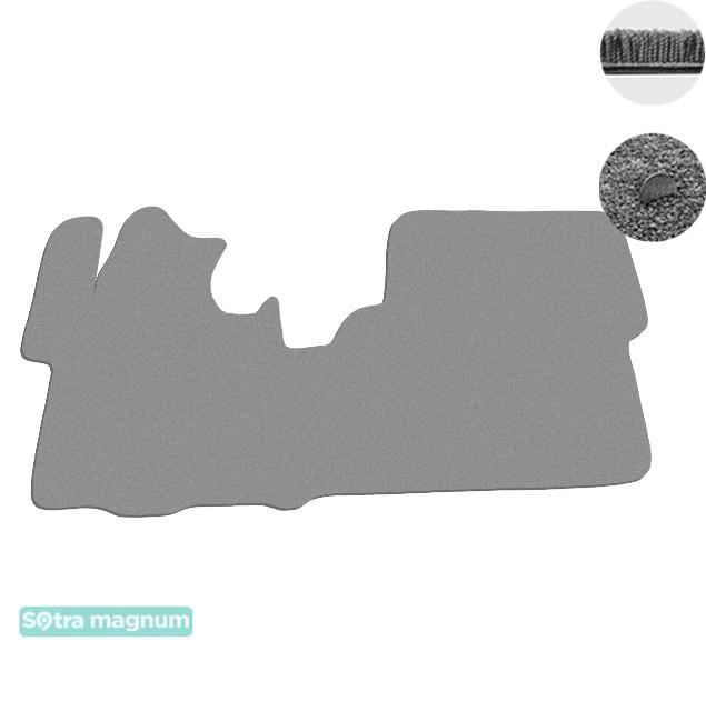 Sotra 08691-6-MG20-GREY Interior mats Sotra two-layer gray for Citroen Spacetourer (2017-), set 086916MG20GREY