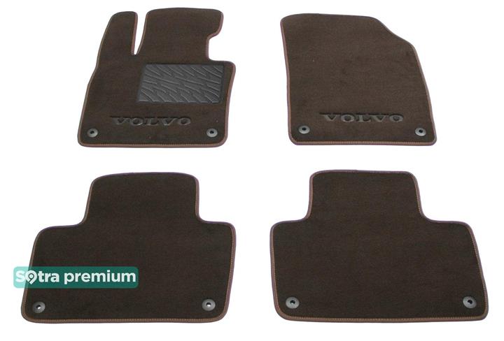 Sotra 08770-CH-CHOCO Interior mats Sotra two-layer brown for Volvo Xc90 (2015-), set 08770CHCHOCO