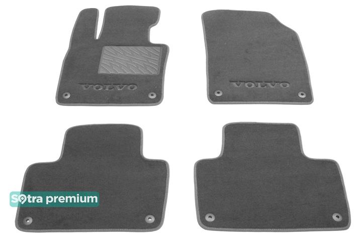 Sotra 08770-CH-GREY Interior mats Sotra two-layer gray for Volvo Xc90 (2015-), set 08770CHGREY