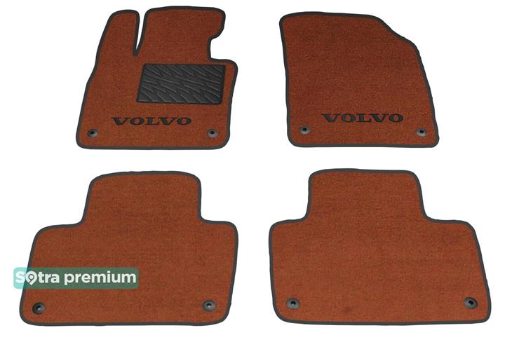 Sotra 08770-CH-TERRA Interior mats Sotra two-layer terracotta for Volvo Xc90 (2015-), set 08770CHTERRA