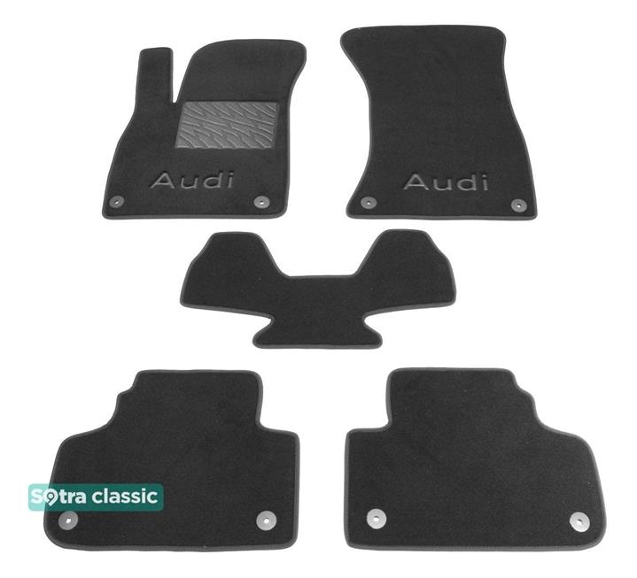 Sotra 08776-GD-GREY Interior mats Sotra two-layer gray for Audi Q5 (2017-), set 08776GDGREY