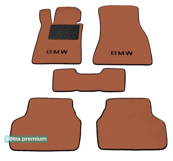 Sotra 08777-CH-TERRA Interior mats Sotra two-layer terracotta for BMW 5-series (2017-), set 08777CHTERRA