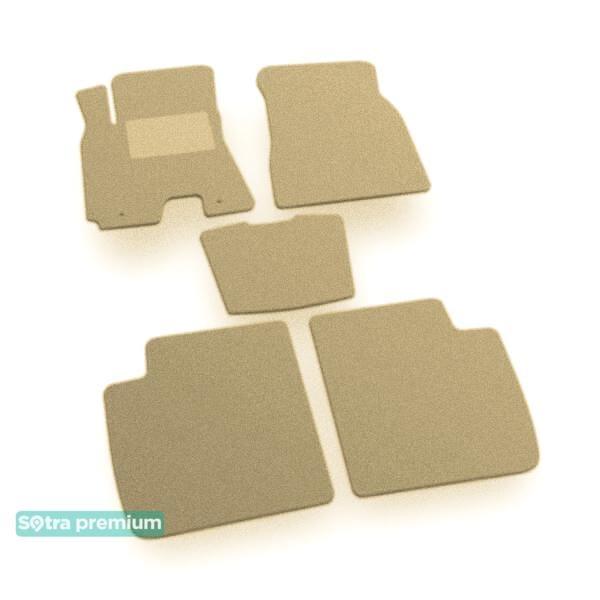 Sotra 08783-CH-BEIGE Interior mats Sotra two-layer beige for Chery Tiggo 3 (2014-), set 08783CHBEIGE