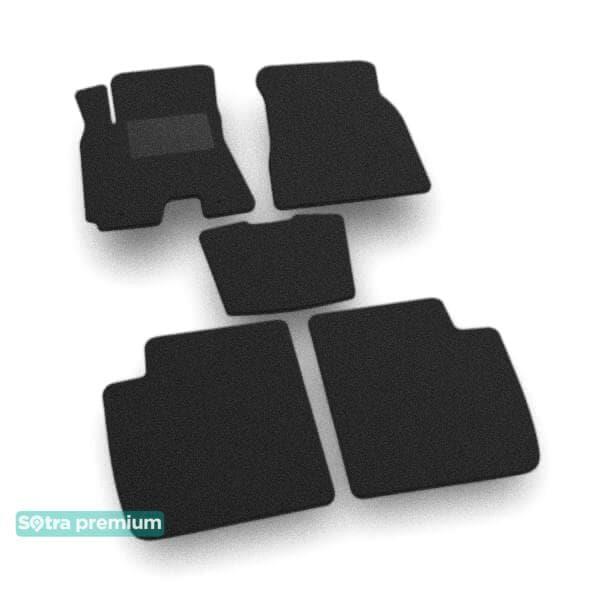 Sotra 08783-CH-BLACK Interior mats Sotra two-layer black for Chery Tiggo 3 (2014-), set 08783CHBLACK