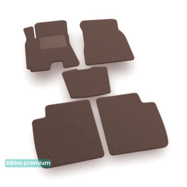 Sotra 08783-CH-CHOCO Interior mats Sotra two-layer brown for Chery Tiggo 3 (2014-), set 08783CHCHOCO