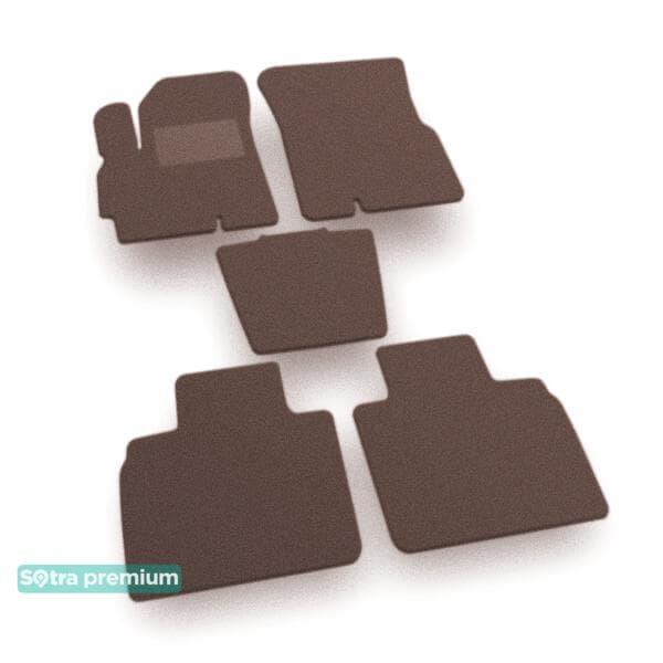 Sotra 08784-CH-CHOCO Interior mats Sotra two-layer brown for Chery Tiggo 5 (2015-), set 08784CHCHOCO