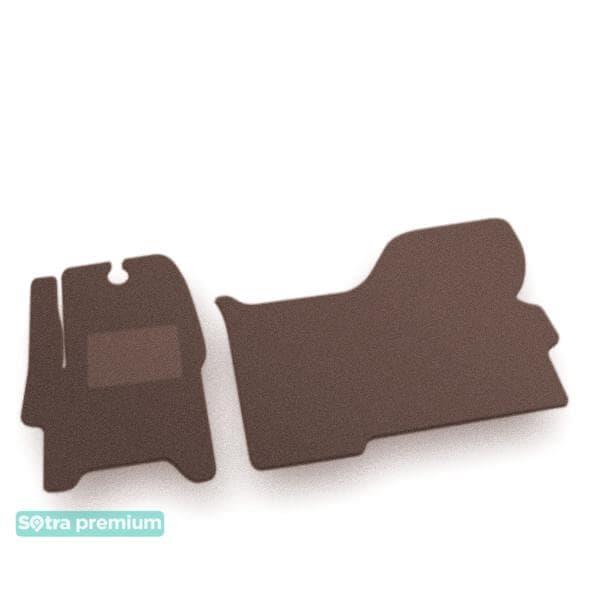 Sotra 08788-CH-CHOCO Interior mats Sotra two-layer brown for Iveco Daily (2014-), set 08788CHCHOCO