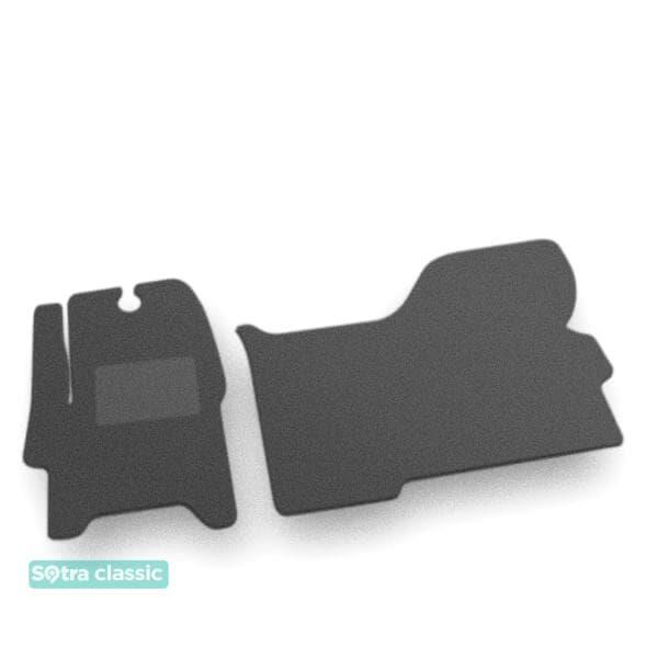 Sotra 08788-GD-GREY Interior mats Sotra two-layer gray for Iveco Daily (2014-), set 08788GDGREY