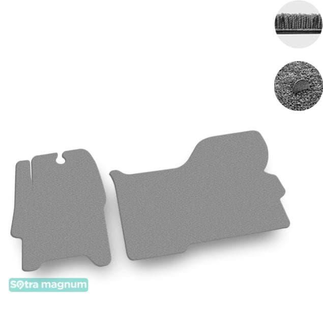 Sotra 08788-MG20-GREY Interior mats Sotra two-layer gray for Iveco Daily (2014-), set 08788MG20GREY